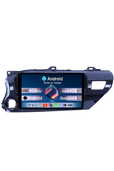 navi-it Navigatie dedicata Toyota Hilux 2016, 4GB RAM 64GB ROM, Quad Core, Display 10.2" QLED 1K, Carplay, A