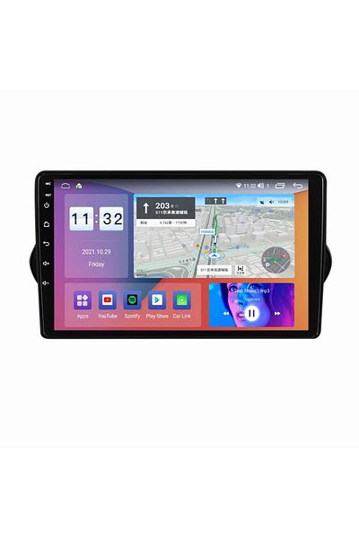 navi-it Navigatie dedicata Fiat Egea 2015-2018, 4GB RAM 32GB ROM, Octacore, Android 14, Display QLED 9", 2k