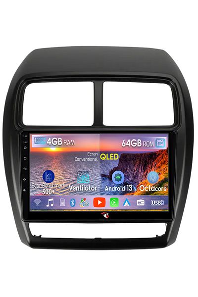 navi-it Navigatie dedicata Mitsubishi ASX 2016-2022, 4GB RAM 64GB ROM, Octacore, Android 13, Display QLED 9"