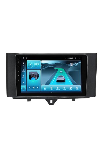 navi-it Navigatie dedicata Smart Fortwo 2011-2015, 4GB RAM 64GB ROM, Quad Core, Display 9" QLED 1K, Carplay,