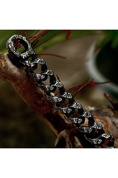 Viking Snap-On Nordic Mythology Anti-Tarnish&Rustproof 316L Steel Bracelet