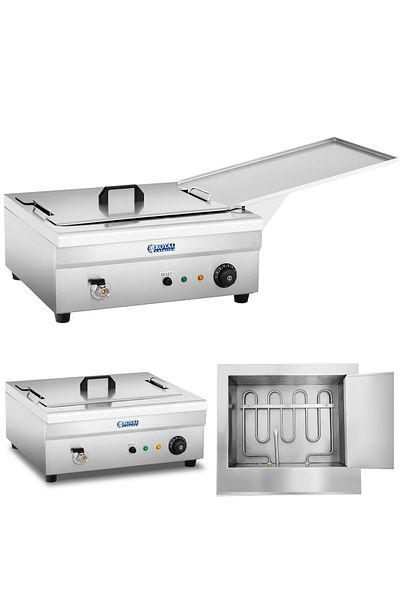 Royal Catering Smażalnik frytownica do pączków ryb z półką ociekową 3200W 230V 14L