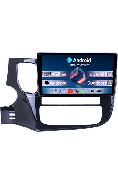 navi-it Navigatie dedicata Mitsubishi Outlander 2015-2017, 4GB RAM 64GB ROM, Quad Core, Display 10.2" QLED 1