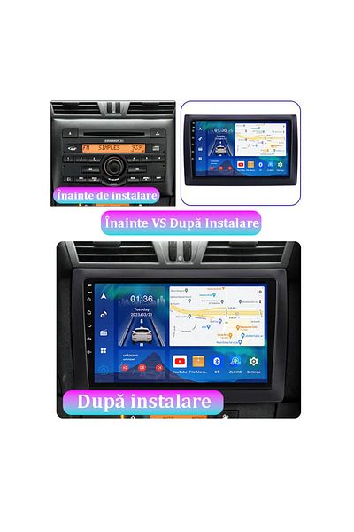navi-it Navigatie dedicata Fiat Stilo 2010, 4GB RAM 64GB ROM, Octacore, Android 13, Display QLED 9", DSP, Ca