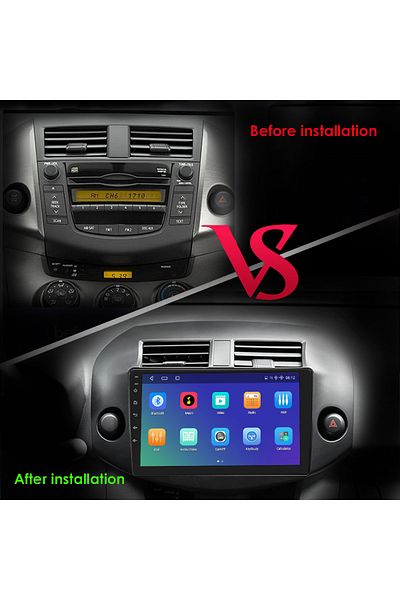 navi-it Frame compatible with Toyota Rav 4 10.1 inch 2007-2012