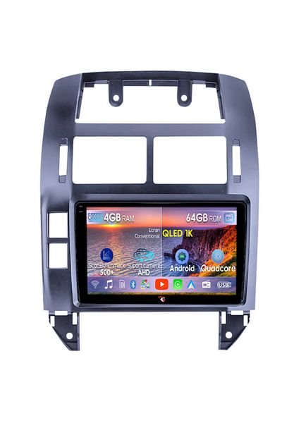 navi-it Navigatie dedicata Volkswagen Polo Mk4 2004-2009, 4GB RAM 64GB ROM, Octacore, Android 14, Display QL