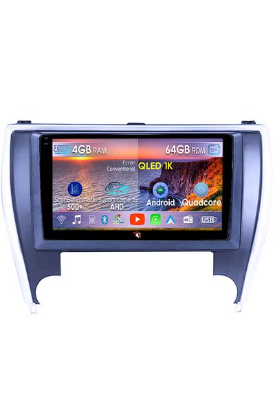 navi-it Navigatie dedicata Toyota Camry 2014-2017, 4GB RAM 64GB ROM, Octacore, Android 14, Display QLED 1K 1