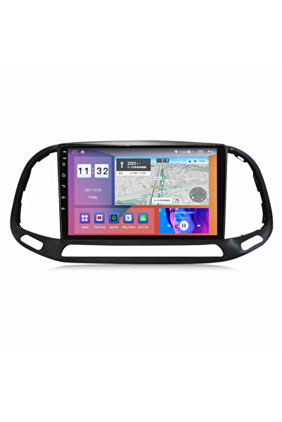 navi-it Navigatie dedicata Fiat Doblo 2015-2019, 4GB RAM 64GB ROM, Octacore, Android 13, Display QLED 9", DS