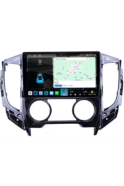 navi-it Dedicated navigation for Mitsubishi Triton 2015, 4GB RAM 64GB ROM, Octacore, Android 14, QLED 1K 9 Display