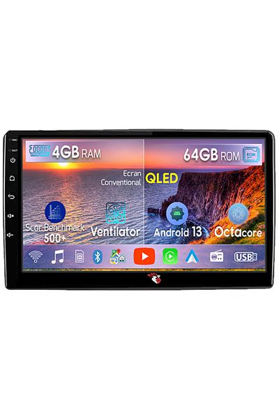 navi-it Navigatie Ducato 2006-2016 Low, 4GB RAM 64GB ROM, Octacore, Android 13, Display QLED 9", DSP, Carpla