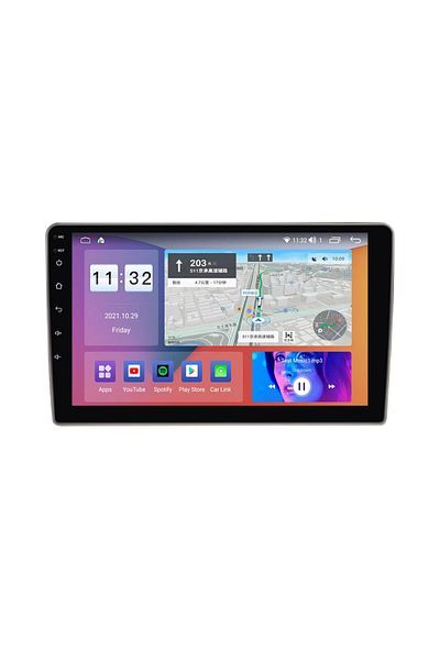 navi-it Navigatie dedicata Nissan X-Trail 2000-2007, 4GB RAM 64GB ROM, Octacore, Android 13, Display QLED 10