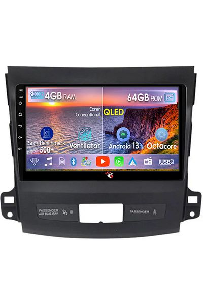 navi-it Navigatie dedicata Mitsubishi Outlander 2005-2011, 4GB RAM 64GB ROM, Octacore, Android 13, Display Q