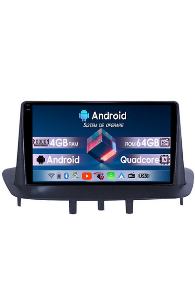 navi-it Navigatie dedicata Renault Megane 3 2008-2014, 4GB RAM 64GB ROM, Octacore, Display 9" QLED 1K, Carpl