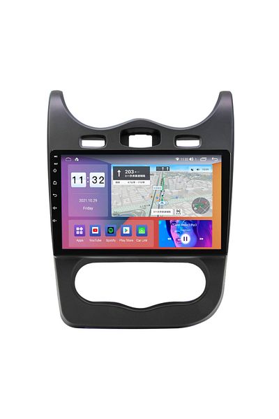 navi-it Navigatie dedicata Renault Sandero 2013-2014, 4 GB RAM 32 ROM, Android 13, Display QLED, 10", DSP, C