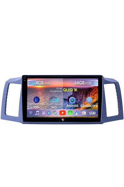 navi-it Navigatie dedicata JEEP Grand Cherokee 2004-2007, 4GB RAM 64GB ROM, Octacore, Android 14, Display QL