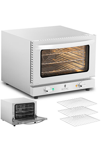 Royal Catering Cuptor cu convecție, 3 niveluri, OȚEL, 2150 W