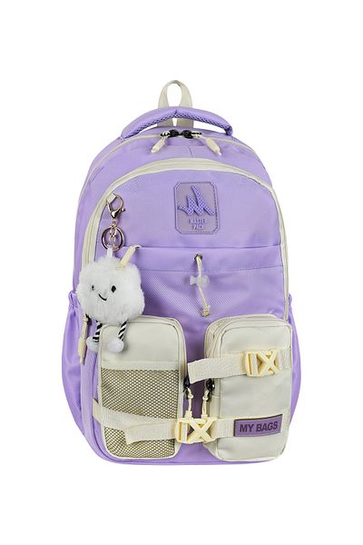 great bags Унисекс раница за средно училище в корейски стил, водоустойчива, с голям размер и множество джобове, ултра луксозна