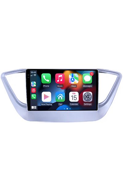 navi-it Dedicated navigation for Hyundai Verna 2017-2018, 4GB RAM 32GB ROM, Octacore, Android 14, 9" QLED display