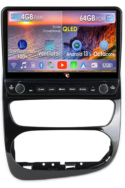 navi-it Dedicated navigation Renault Clio 4 BH98 KH98 2012-2018 with rotary buttons model 2024, 4 GB RAM 64 RO