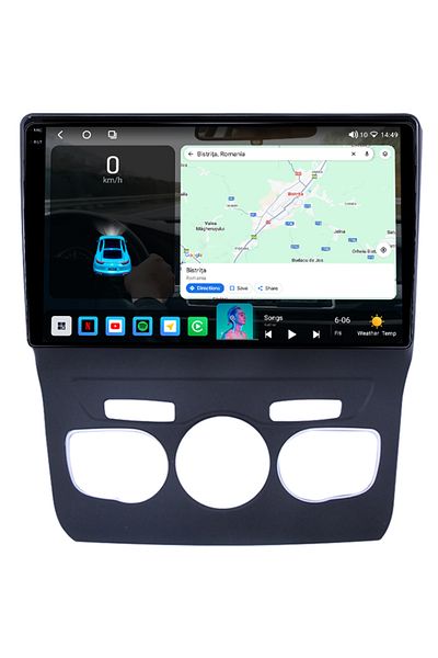 navi-it Navigatie dedicata Citroen C4 2013-2016, 4GB RAM 64GB ROM, Octacore, Android 14, Display QLED 1K 9",