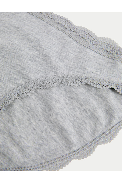 Marks & Spencer 3'lü Dantel Detaylı Bikini Külot Seti