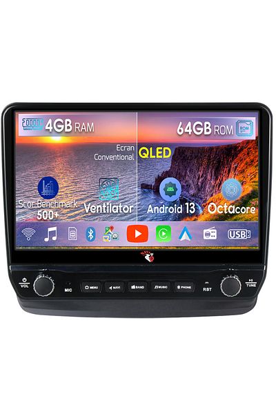 navi-it Dedicated navigation L200 2008-2016 with rotary buttons model 2024, 4 GB RAM 64 ROM, Quadcore, Android