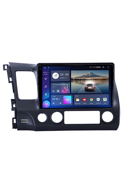 navi-it Navigatie dedicata Honda Civic 2006-2011, 4GB RAM 64GB ROM, Quadcore, Android 14, Display QLED 1K 10