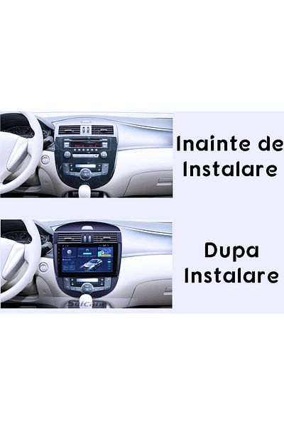 navi-it Dedicated navigation for Nissan Tiida 2011-2015, 4GB RAM 32GB ROM, Octacore, Android 14, 9" QLED display