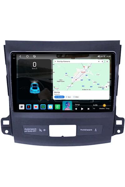 navi-it Navigatie dedicata Mitsubishi Outlander 2005-2011, 4GB RAM 64GB ROM, Octacore, Android 14, Display Q