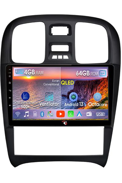 navi-it Dedicated navigation Hyundai Sonata Fe 2004-2012, 4GB RAM 64GB ROM, Octacore, Android 13, QLED display