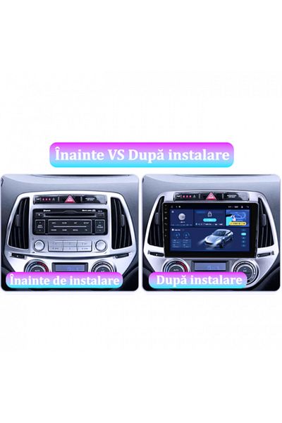navi-it Navigatie dedicata Hyundai I20 2012-2014, 4GB RAM 64GB ROM, Octacore, Display 10" QLED 1K, Carplay,