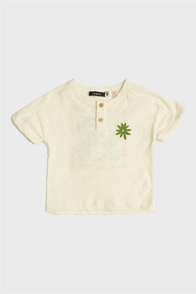 GB Baby Baby Boy Ecru T-Shirt