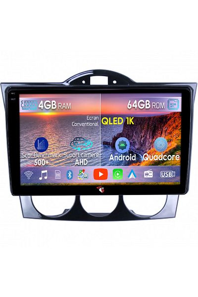 navi-it Navigatie dedicata Mazda RX-8 2008-2021, 4GB RAM 64GB ROM, Octacore, Android 14, Display QLED 1K 9",