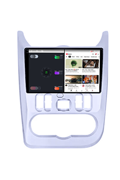 navi-it Navigatie dedicata Dacia Logan 2009-2016, 4GB RAM 64GB ROM, Octacore, Android 14, Display QLED 1K 9"