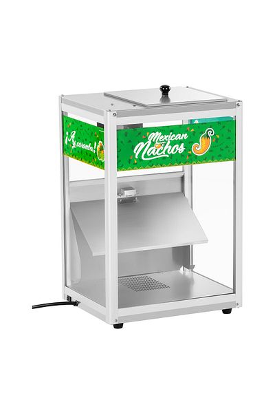 Royal Catering Podświetlany podgrzewacz do nachos popcornu orzeszków LED 100W Royal Catering RCNW-1L
