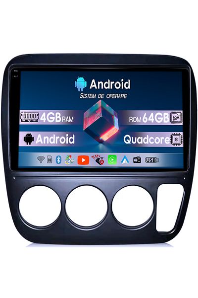 navi-it Navigatie dedicata Honda CR-V 1998, 4GB RAM 64GB ROM, Quadcore, Android 14, Display QLED 1K 9", DSP,
