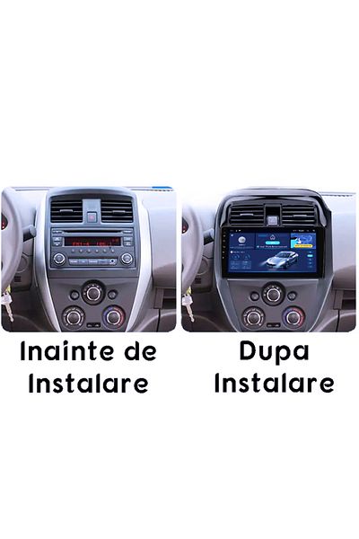 navi-it Navigatie dedicata Nissan Sunny 2019, 4GB RAM 64GB ROM, Quadcore, Android 14, Display QLED 1K, 9", D