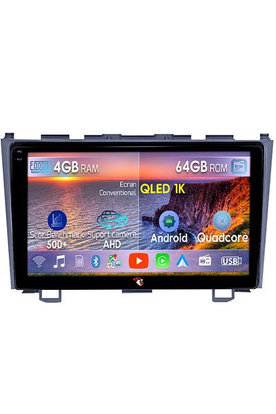 navi-it Navigatie dedicata Honda CRV 2006-2012, 4GB RAM 64GB ROM, Octacore, Android 14, Display QLED 1K 9",