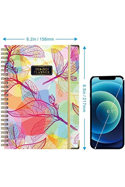 fulina مفكرة تخطيطية، مع علامات تبويب، تُحسّن مهاراتك في إدارة الوقت، هدايا العودة إلى المدرسة