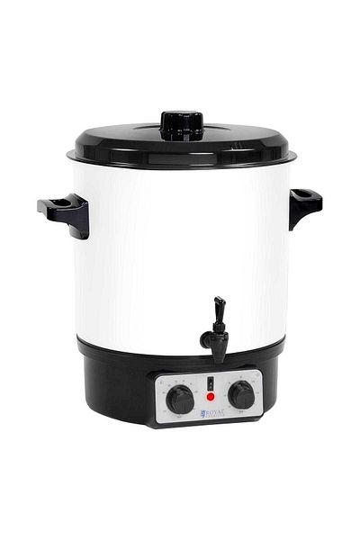 Royal Catering Podgrzewacz warnik grzańca do grzanego wina kawy z kranem timerem 1800W 27L