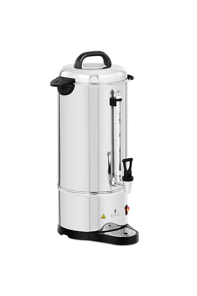 Royal Catering Zaparzacz zaparzarka do kawy herbaty z kranem i tacką ociekową 1200 W 9 l