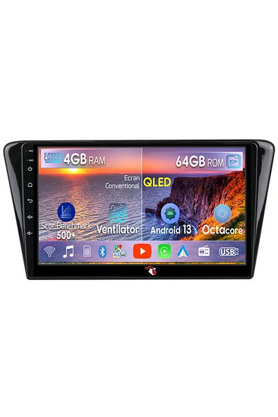 navi-it Navigatie dedicata Peugeot 408 2014-2018, 4GB RAM 64GB ROM, Octacore, Android 13, Display QLED 10",