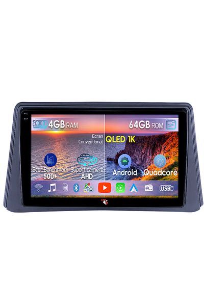 navi-it Navigatie dedicata Opel Mokka 2012 - 2016, 4GB RAM 64GB ROM, Octacore, Android 14, Display QLED 1K 9