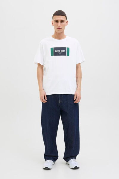 Jack & Jones Ανδρικό μπλουζάκι με τυπωμένο λογότυπο στήθους - Hayato