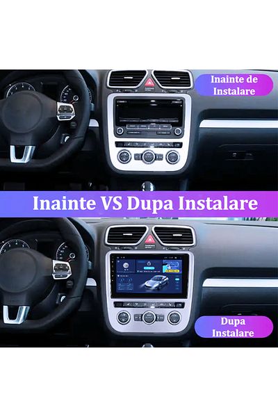 navi-it Navigatie dedicata Volkswagen Scirocco 2009-2014, 4 GB RAM 32GB ROM, Android 14, Display QLED, 9", D