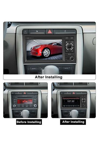navi-it Navigatie dedicata Audi A4 (B6, B7) 2002-2008, 4GB RAM 64GB ROM, Quadcore, Android 13, Display IPS 1