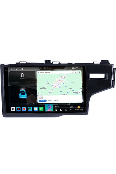 navi-it Navigatie dedicata Honda Fit 2014, 4GB RAM 64GB ROM, Octacore, Android 14, Display QLED 1K 10", Carp