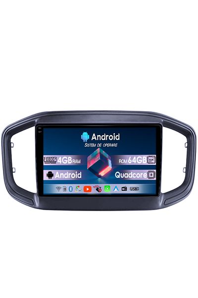 navi-it Navigatie dedicata Fiat Strada 2020-2021, 4GB RAM 64GB ROM, Octacore, Android 14, Display QLED 1K 9"