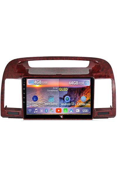 navi-it Navigatie dedicata Toyota Camry 2002-2006, 4 GB RAM 64 ROM, Android 13, Display QLED, 9", DSP, Carpl