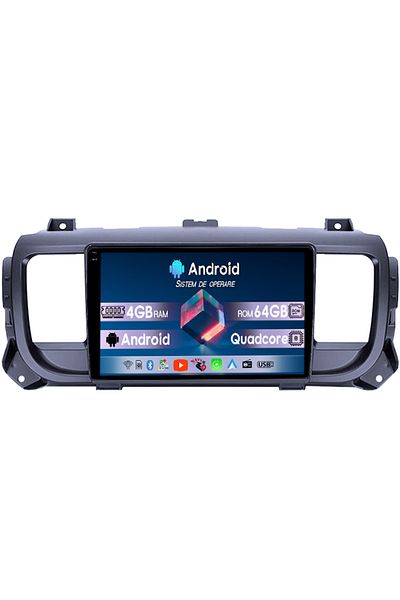 navi-it Navigatie dedicata Citroen Jumpy 2016-2021, 4GB RAM 64GB ROM, Quadcore, Android 14, Display QLED 1K
